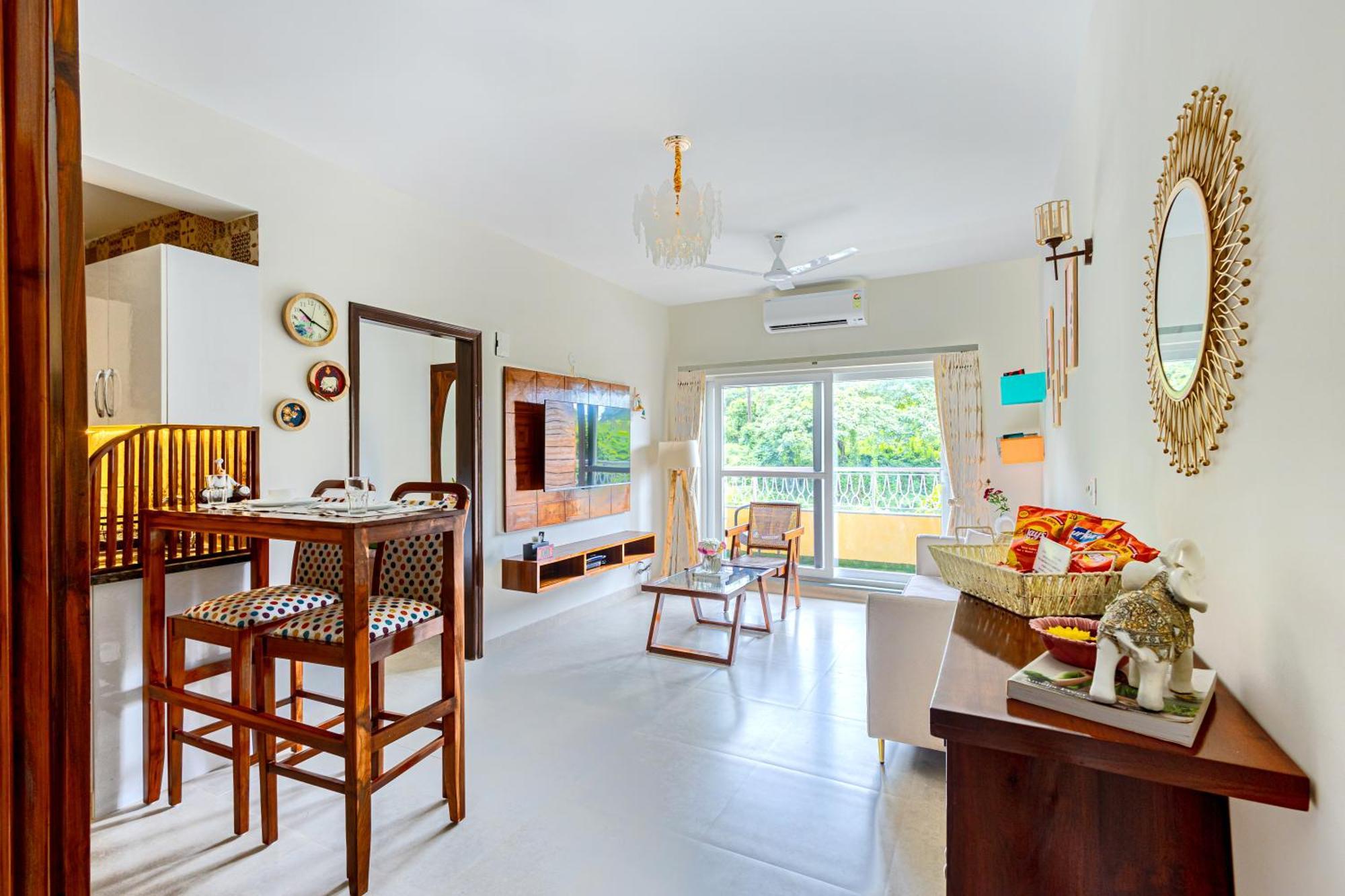 Alaya Stays 1 Bhk With Balcony & Pool - Veera Marina Candolim Exterior photo